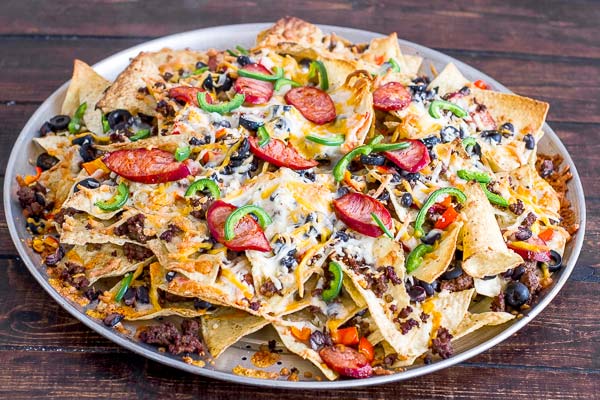 Beef and Cheese Nachos